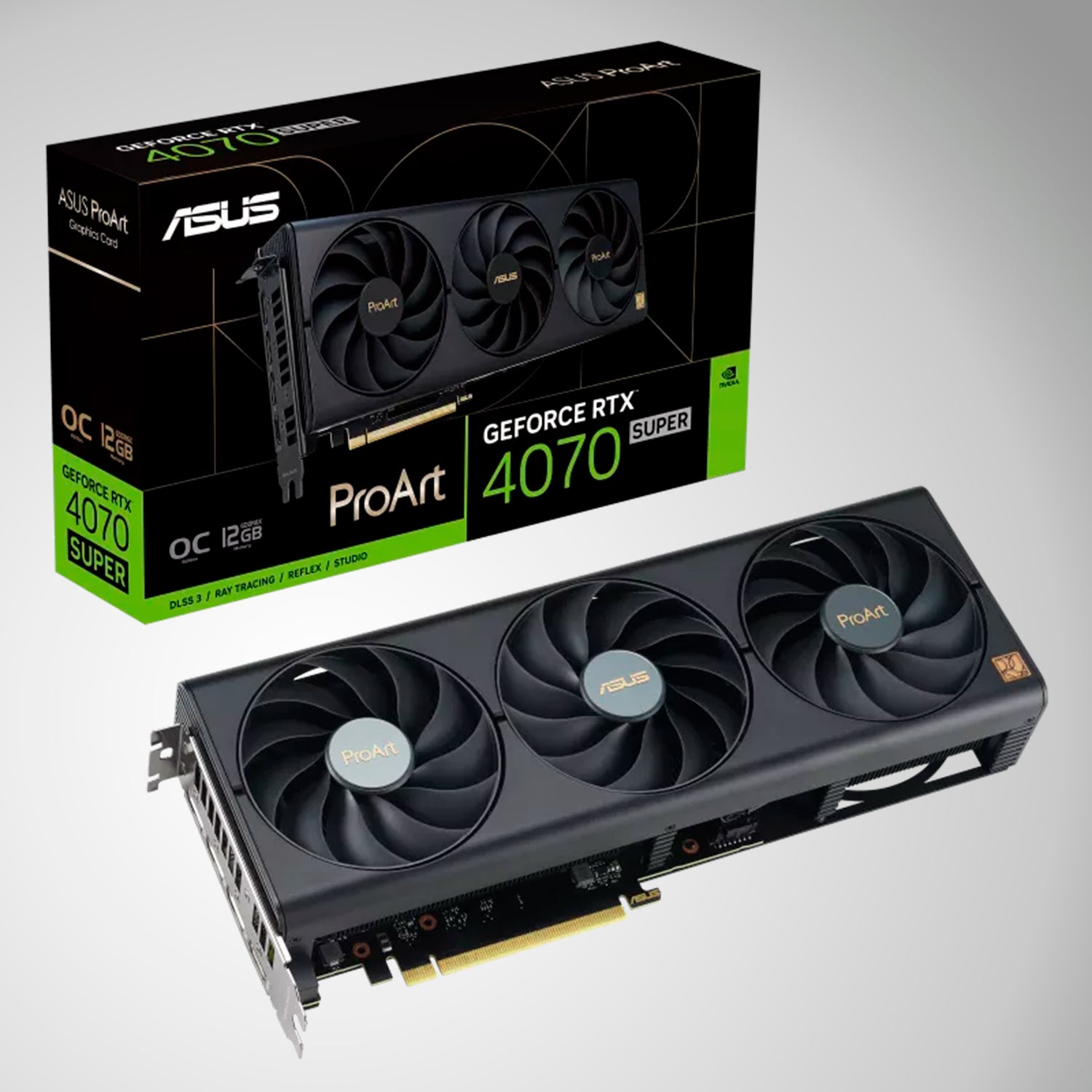Tarjeta de Video ASUS ProArt GeForce RTX 4070 SUPER OC 12GB GDDR6X