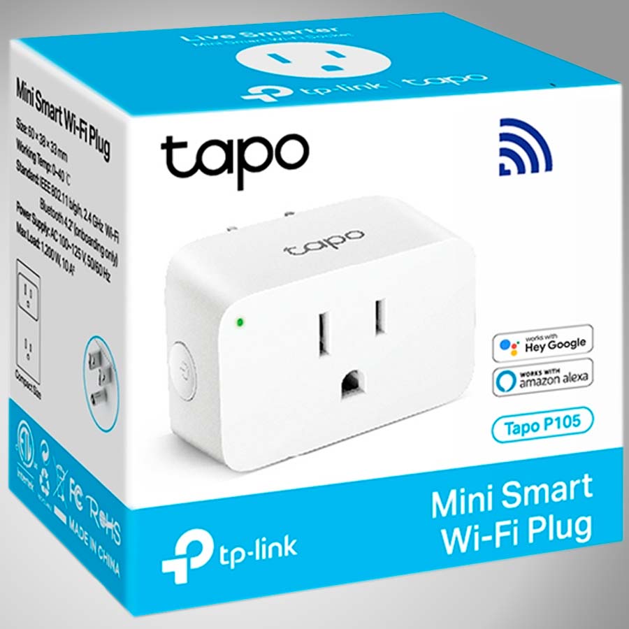 Mini enchufe Wi-Fi inteligente Tapo P105