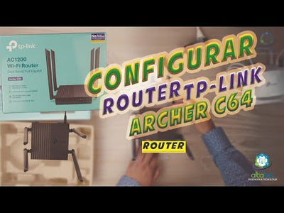 Router Tp-link Archer C64 Dual Band Gigabit Ac1200