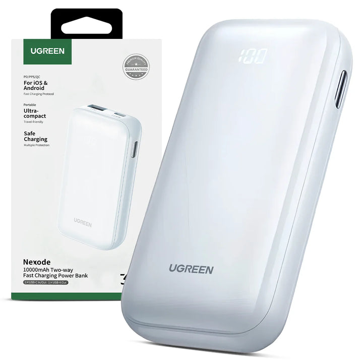 Power Bank UGREEN 10000mAh 30W Two-way Fast Charging PB501 - Achorao