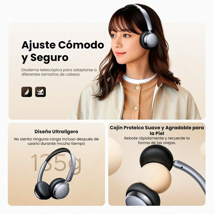 Audífonos inalámbricos UGREEN Studio Plus, ANC, HP207