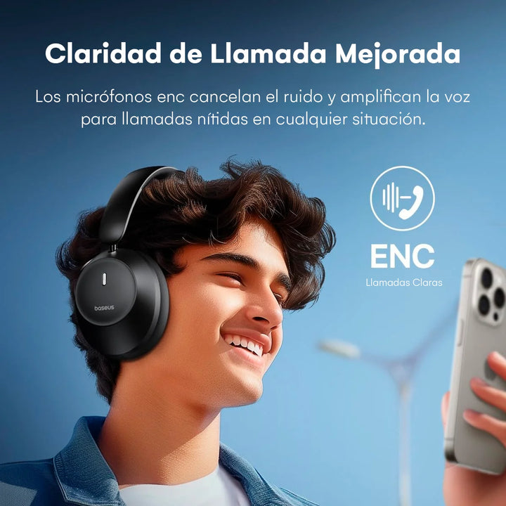 Audífonos inalámbricos Baseus Bass 30 Max Wireless Headphones - Achorao