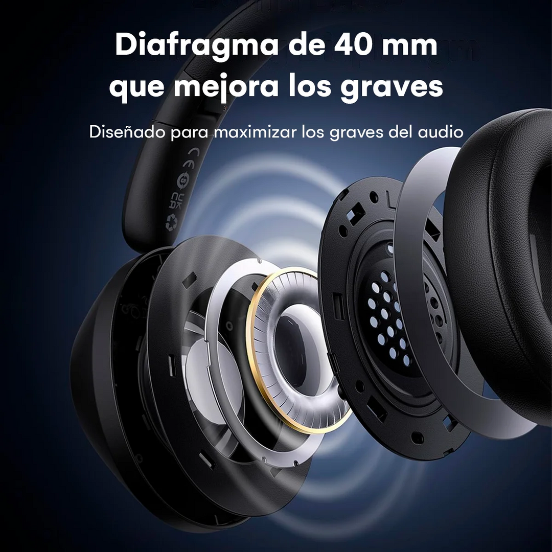 Audífonos inalámbricos Baseus Bass 30 Max Wireless Headphones - Achorao