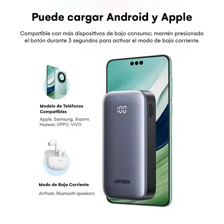 Power Bank UGREEN 10000mAh 30W Two-way Fast Charging PB501 - Achorao