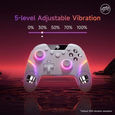 Mando Inalámbrico EasySMX X20 White, Wifi, BT, con bloqueo de gatillo y sensores de efecto hall DEMO