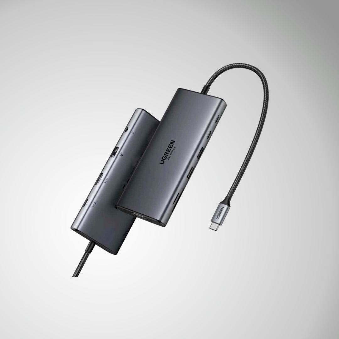 Adaptador hub USB-C UGREEN CM639 11 en 1 Multifuncción - Achorao