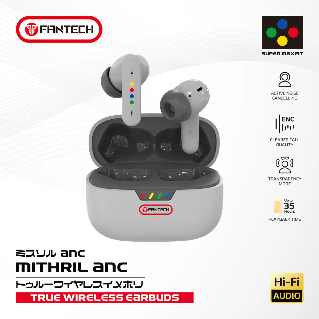 Audífonos inalámbricos FANTECH Mithril ANC TX4 GY