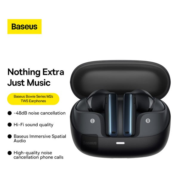 Audifonos inalámbricos Baseus Bowie M2S True Wireless Nothing extra just music - Achorao
