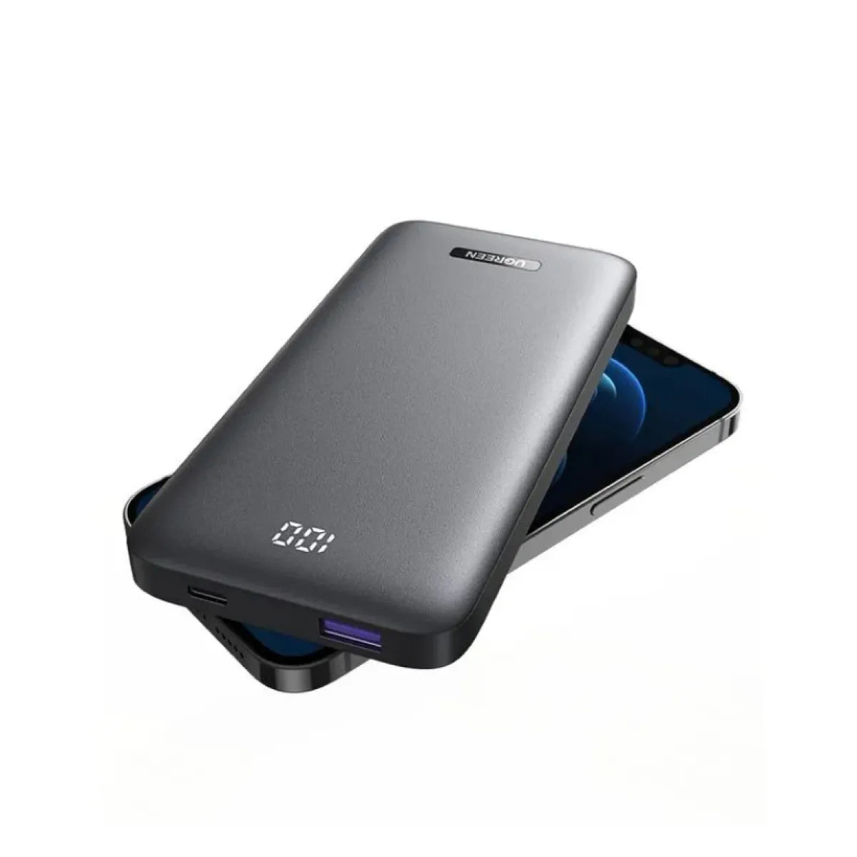 Power Bank ultradelgado UGREEN 10000mAh USB-A + USB-C PB198