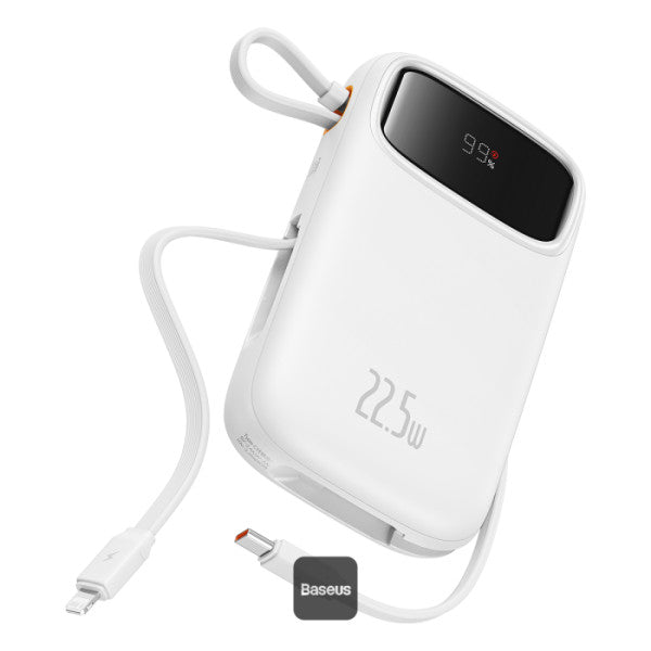 Power Bank Baseus Qpow2 Dual fast charging cables 10000mAh 22.5W Lightning + C - Achorao