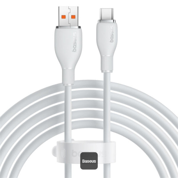 Cable de carga rápida Baseus Pudding Series, USB-A a USB-C, 100 W, 1.2 m - Achorao