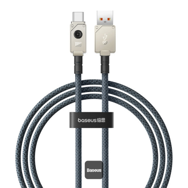 Cable de carga rápida Baseus Unbreakable Series, USB-C a USB-C, transferencia de datos, 100 W, 1 m - Achorao