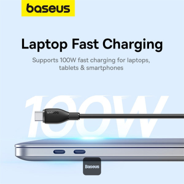 Cable Baseus Pudding Series tipo C a C 100W 2m - Achorao