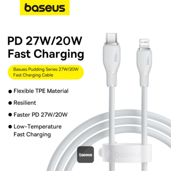 Cable USB Baseus Pidding Series de C a lightning 20W 1.2m - Achorao