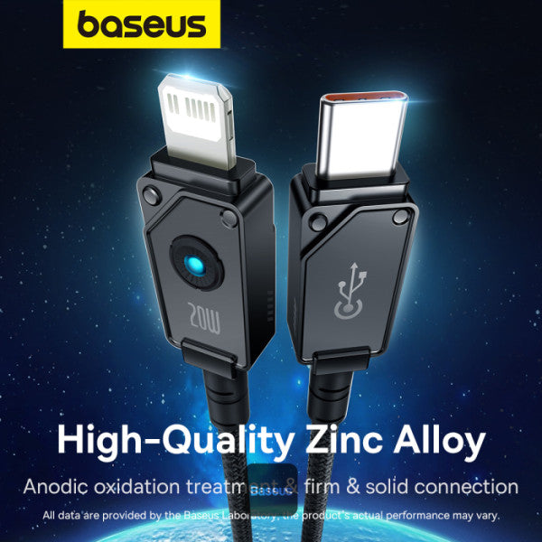 Cable de carga rápida Baseus Unbreakable Series, USB-C a USB-C, transferencia de datos, 100 W, 1 m - Achorao