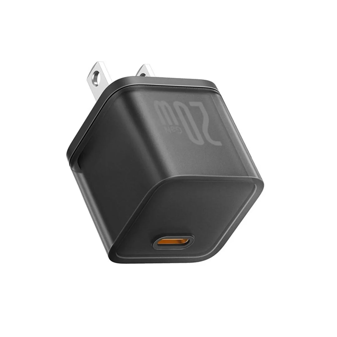 Cargador rápido USB-C Baseus GaN5S 20 W, 1 puerto, enchufe US - Achorao