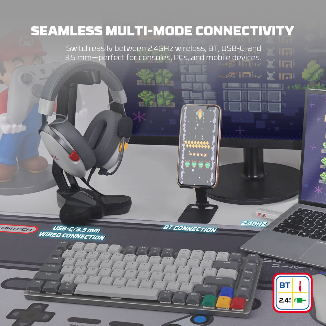 Audífonos gamer FANTECH WHG06 Carbon pro, Supermaxfit
