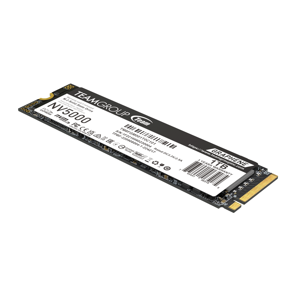 Unidad de estado Solido TEAMGROUP NV5000 M.2 PCle4.0 SSD M.2 1TB - Achorao