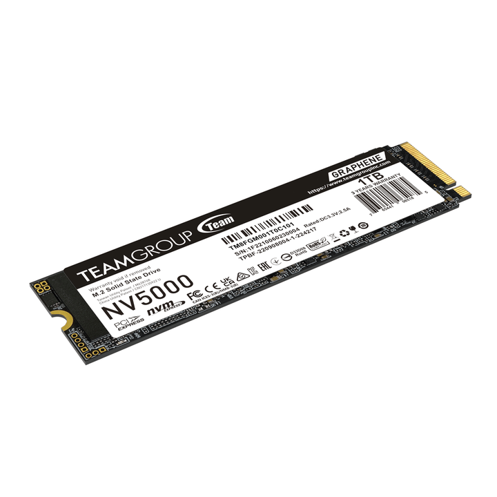 Unidad de estado Solido TEAMGROUP NV5000 M.2 PCle4.0 SSD M.2 1TB - Achorao