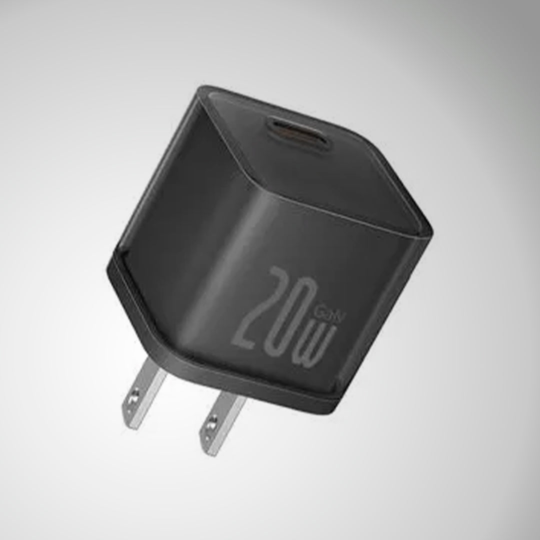 Cargador rápido USB-C Baseus GaN5S 20 W, 1 puerto, enchufe US - Achorao