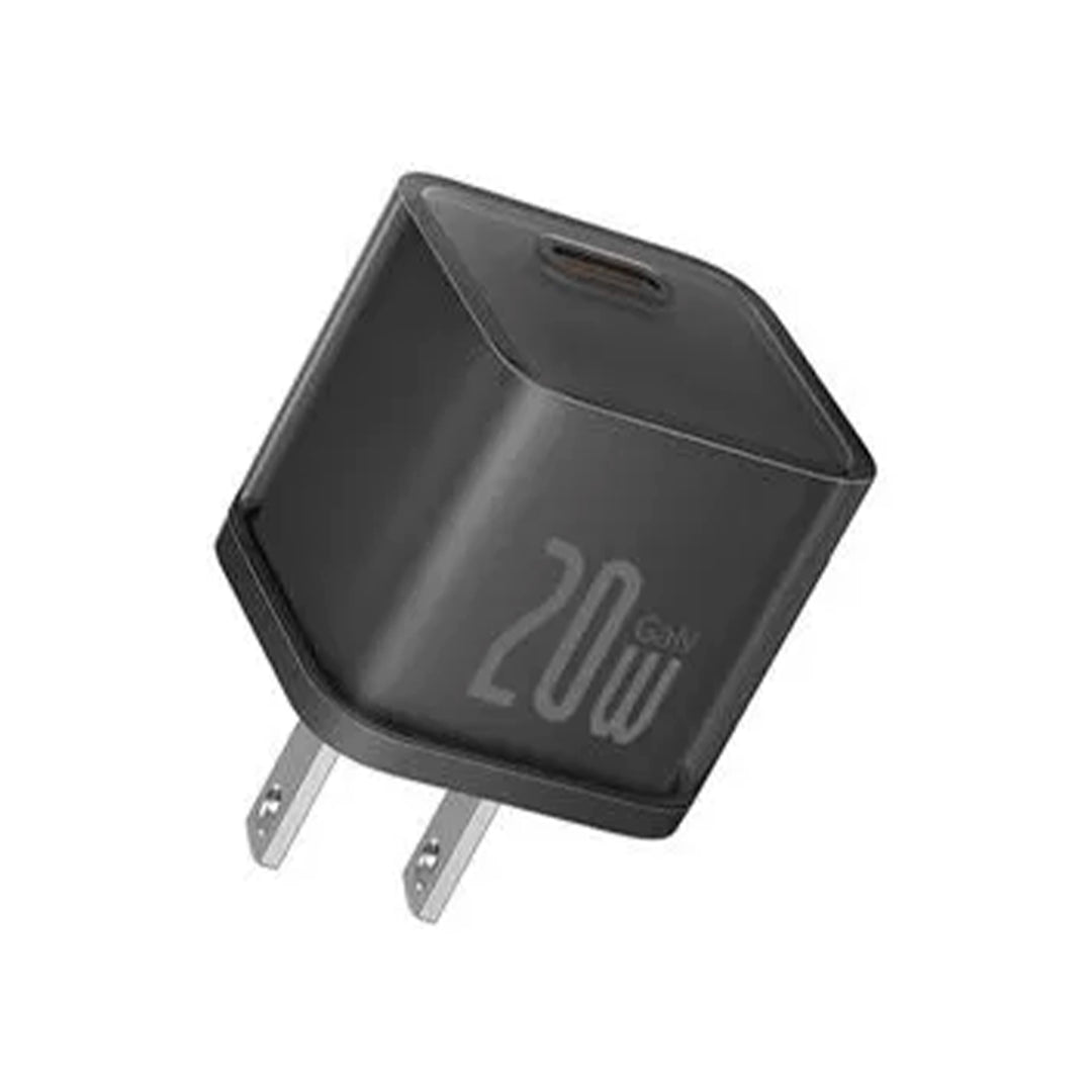 Cargador rápido USB-C Baseus GaN5S 20 W, 1 puerto, enchufe US - Achorao