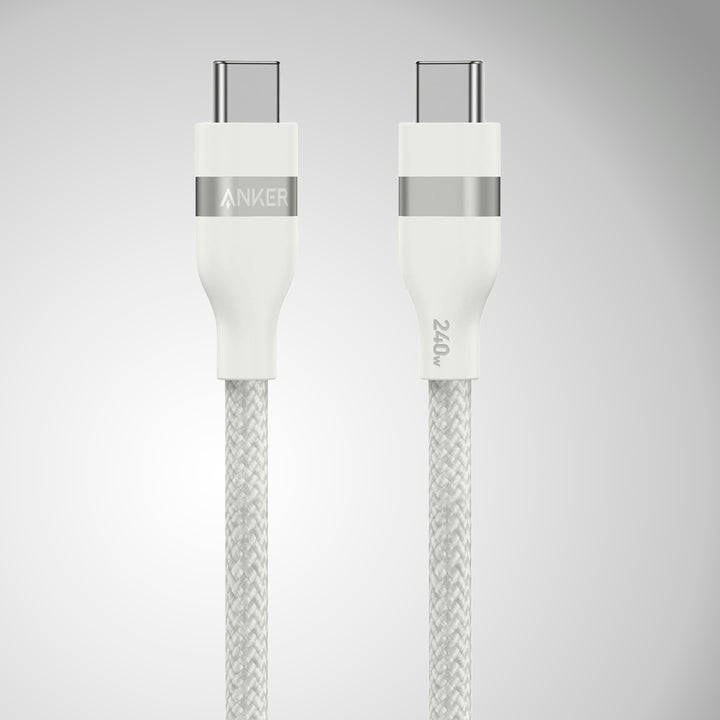 Cable de carga rápida Anker usb C a usb C 3.3FT (1m), 240W, Upcycled Braided