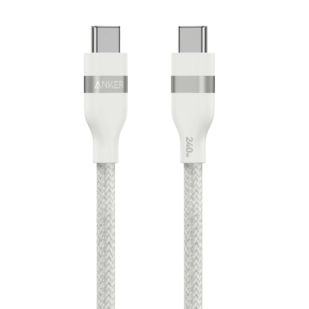 Cable de carga rápida Anker usb C a usb C 3.3FT (1m), 240W, Upcycled Braided