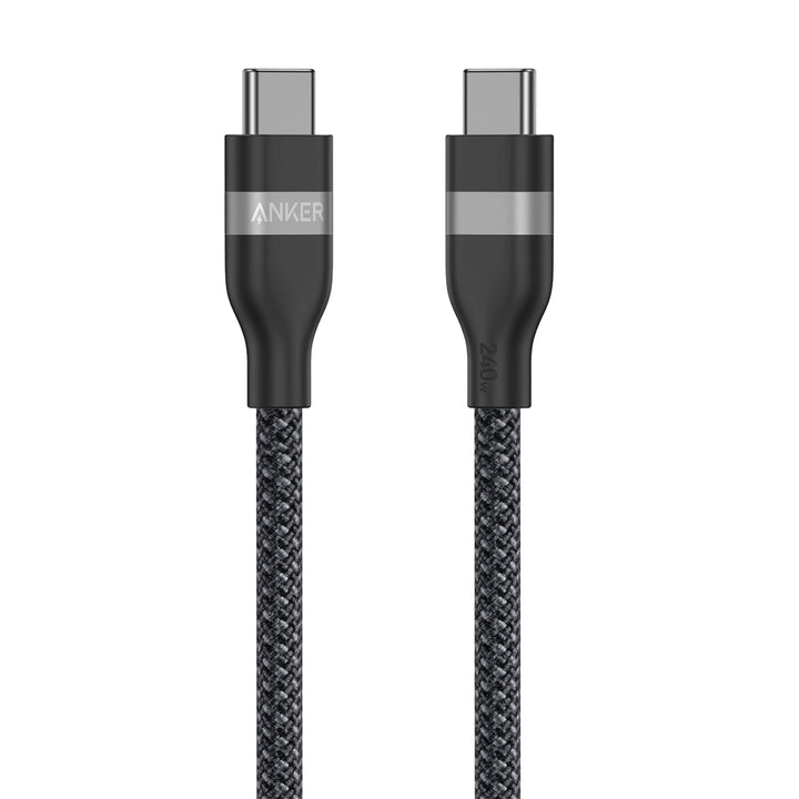 Cable de carga rápida Anker usb C a usb C 3.3FT (1m), 240W, Upcycled Braided