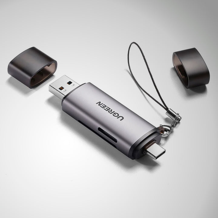 Adaptador UGREEN USB-C/USB-A con lectora de tarjeta SD, CM185