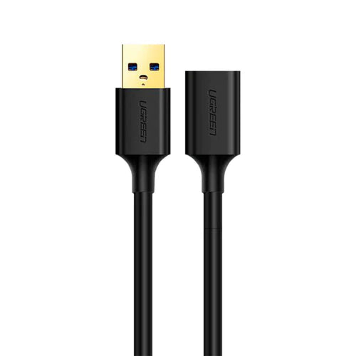 Extensión de cable UGREEN USB-A a USB-A Hembra Black 1m US129