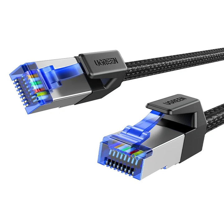 Cable ethernet UGREEN CAT8 Shielded Round Braided Cable Modular Plugs NW153