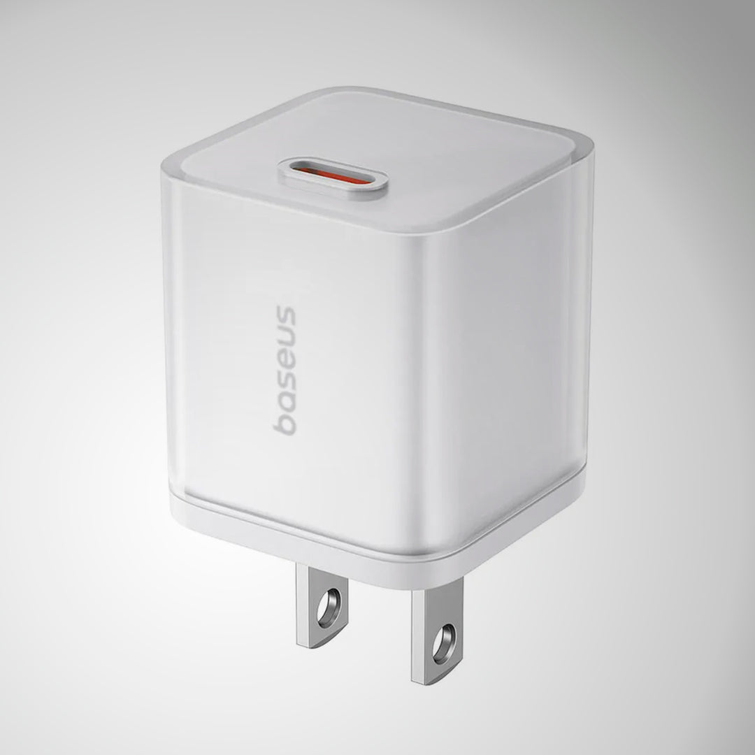Cargador rápido USB-C Baseus GaN5S 30 W, 1 puerto, enchufe US - Achorao