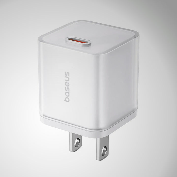 Cargador rápido USB-C Baseus GaN5S 30 W, 1 puerto, enchufe US - Achorao