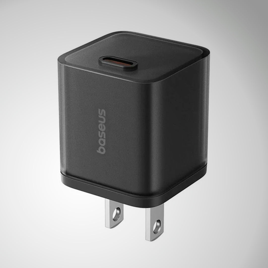 Cargador rápido USB-C Baseus GaN5S 30 W, 1 puerto, enchufe US - Achorao