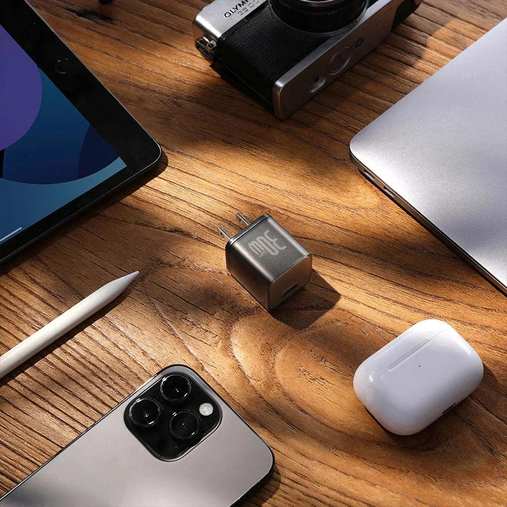 Cargador rápido USB-C Baseus GaN5S 30 W, 1 puerto, enchufe US - Achorao