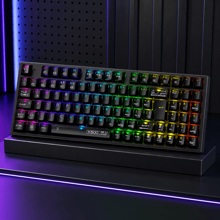 Teclado gamer MACHENIKE K500-B94 Negro