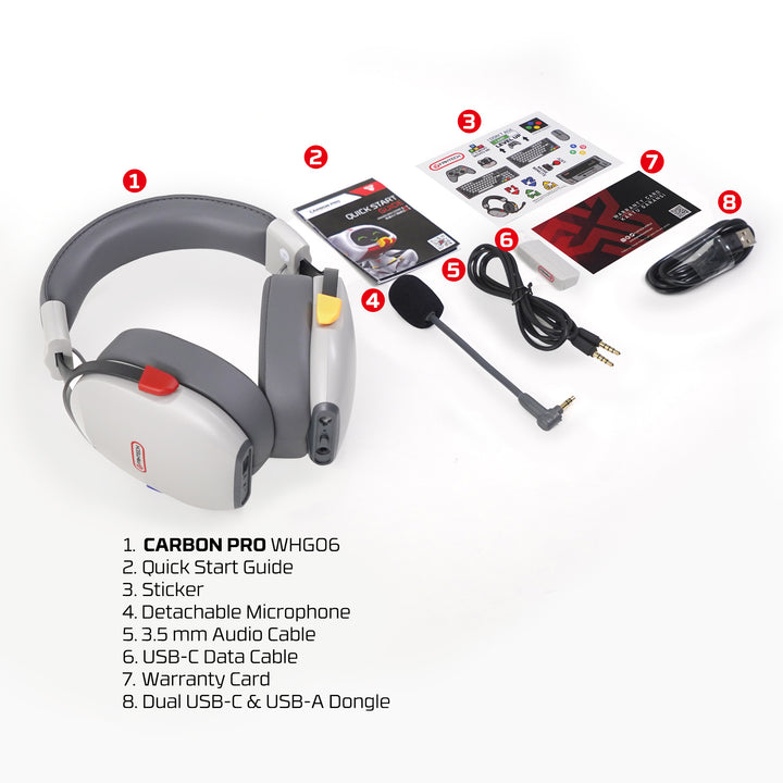 Audífonos gamer FANTECH WHG06 Carbon pro, Supermaxfit