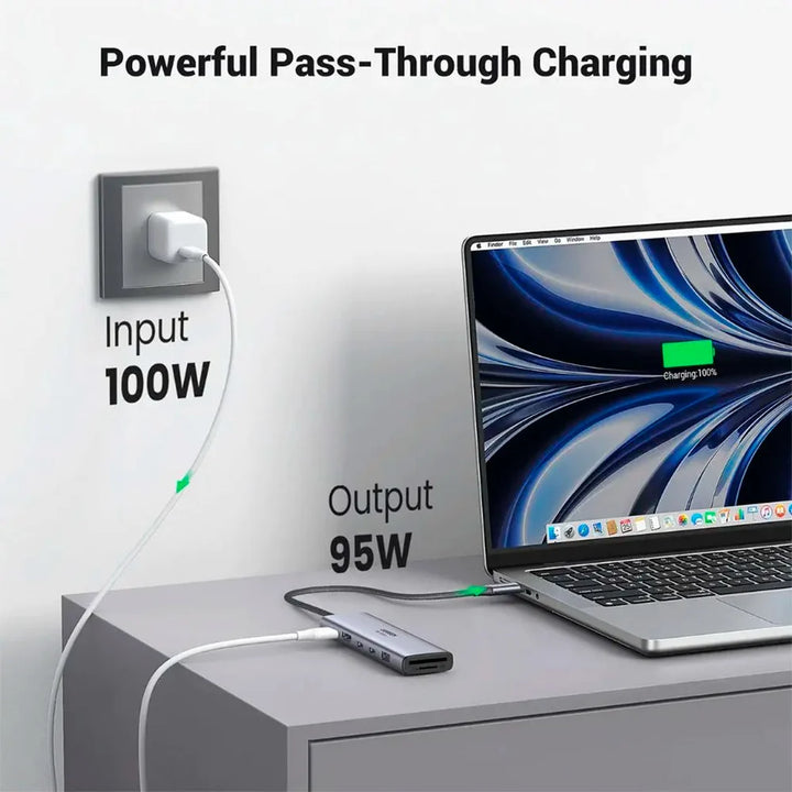 Adaptador Hub UGREEN 7-in-1 USB-C CM511 45521