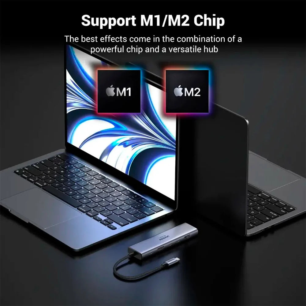 Adaptador Hub UGREEN 7-in-1 USB-C CM511 45521