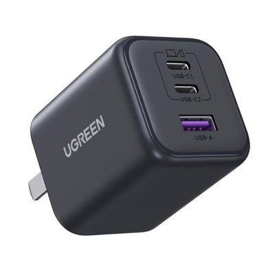 Cargador rápido UGREEN GaN de 45 W y 3 puertos X527 - Achorao
