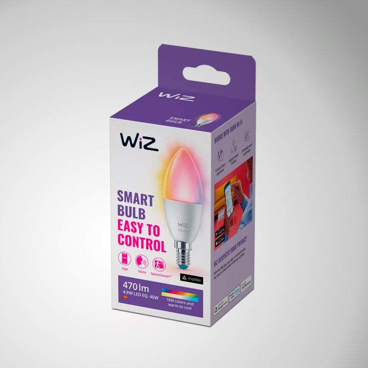 Foco Wizz WI-FI 40W C37 E14 922-65 RGB 1PF/6 - Achorao