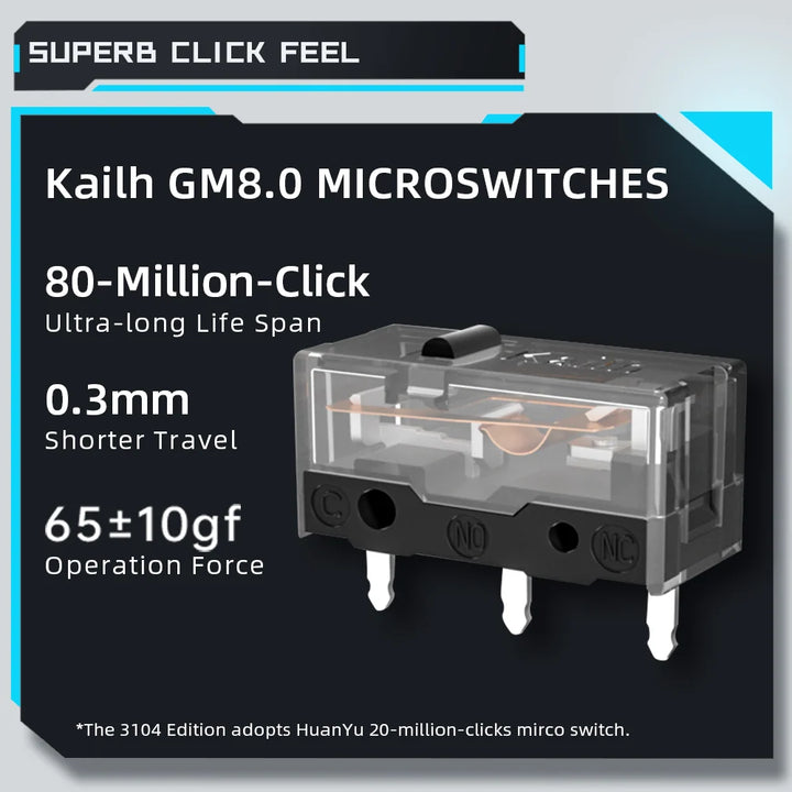Mouse gamer Machenike M7 PRO Dual Inalámbrico, 26K DPI
