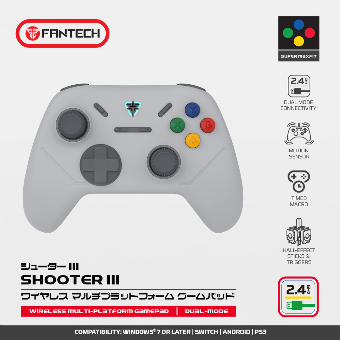 Gamepad FANTECH Shooter III WGP13S Supermaxfit - Achorao