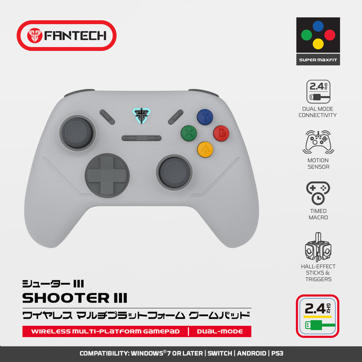 Gamepad FANTECH Shooter III WGP13S Supermaxfit - Achorao