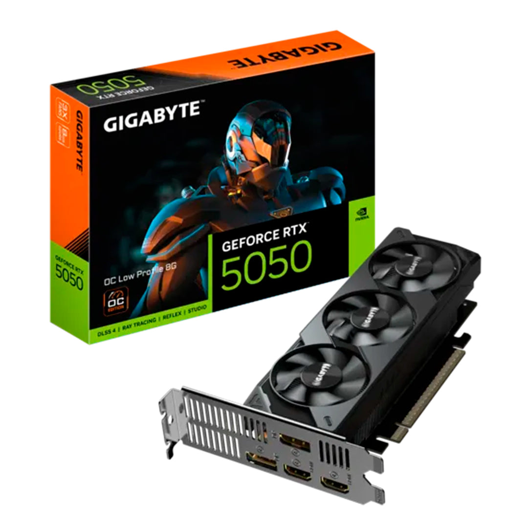 Tarjeta Gráfica Gigabyte GeForce RTX 5050 OC Low Profile 8GB - Achorao