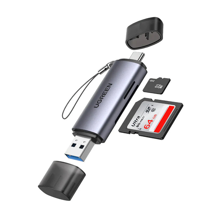 Adaptador UGREEN USB-C/USB-A con lectora de tarjeta SD, CM185