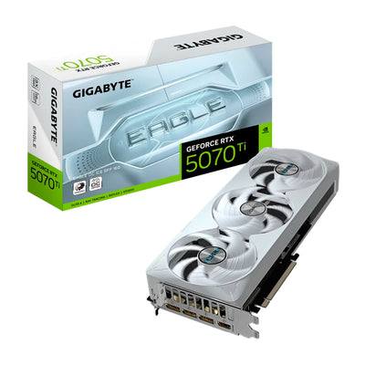 Tarjeta de Video Gigabyte Geforce RTX 5070 Ti Eagle OC ICE SFF, 16 GB GDDR7, PCle - Achorao