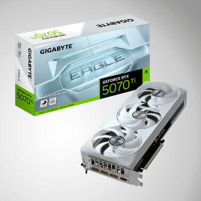 Tarjeta de Video Gigabyte Geforce RTX 5070 Ti Eagle OC ICE SFF, 16 GB GDDR7, PCle - Achorao