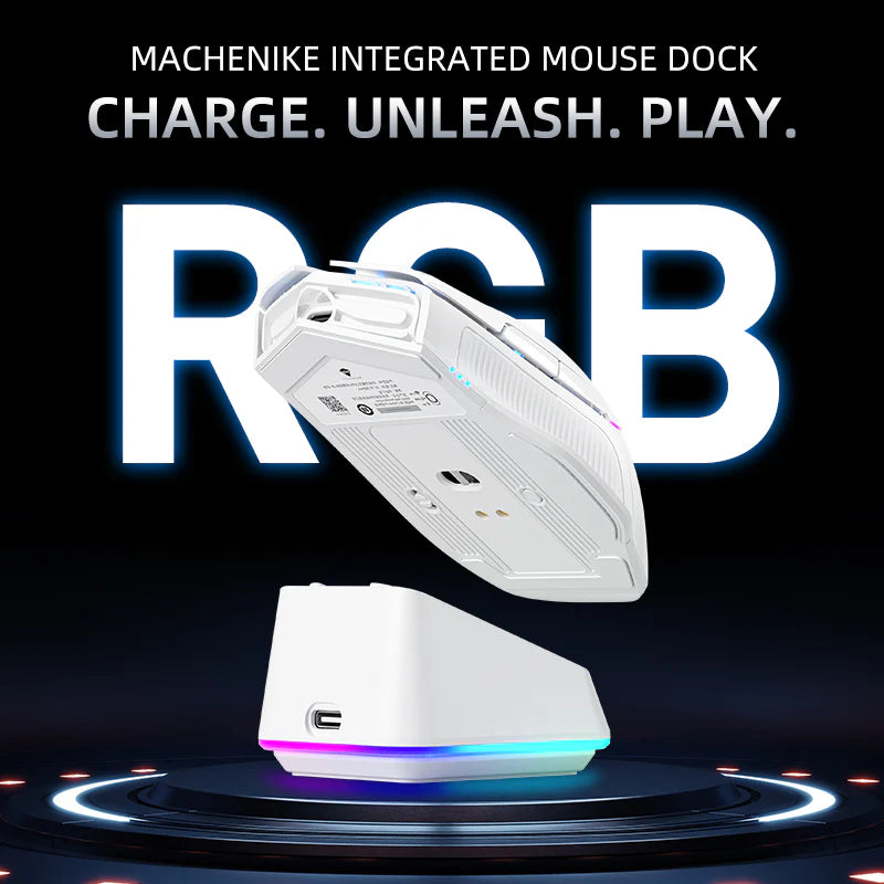 Mouse MACHENIKE L8 PRO Blanco
