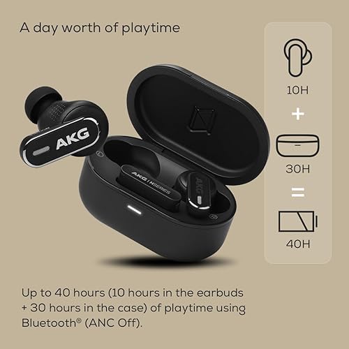 Audífonos inalámbricos AKG N5 Hybrid TWS Black - Achorao